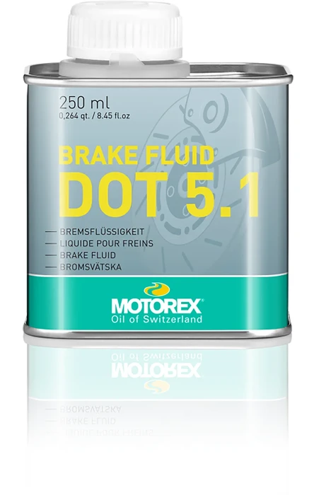 MOTOREX DOT 5.1 Brake Fluid - High-Performance Silicone-Based Brake Fluid for Powersports Vehicles