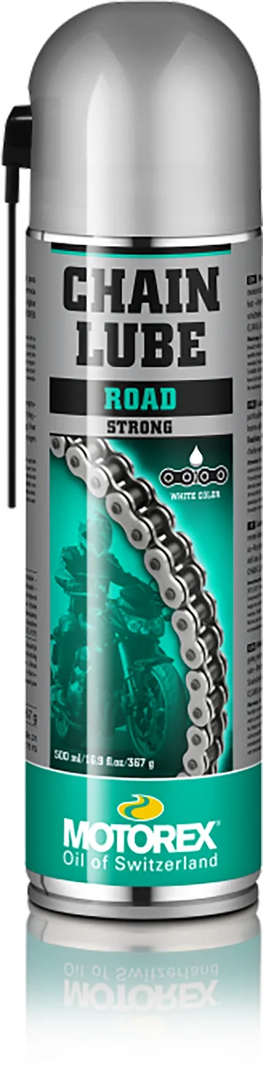 MOTOREX Road Strong Chain Lubricant - Durable Chain Oil for Powersports & Motorcycles