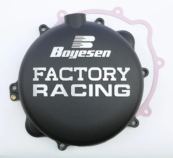 BOYESEN CC-42B Factory Racing Clutch Cover - Durable Engine Component for High-Performance Powersports