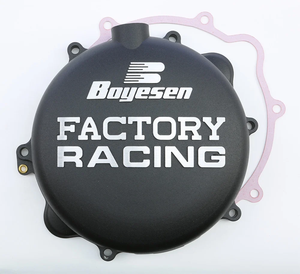 BOYESEN CC-42B Factory Racing Clutch Cover - Durable Engine Component for High-Performance Powersports