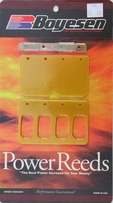 BOYESEN 548 Dual Stage Power Reeds - High-Performance Intake System for Enhanced Throttle Response & Power Delivery