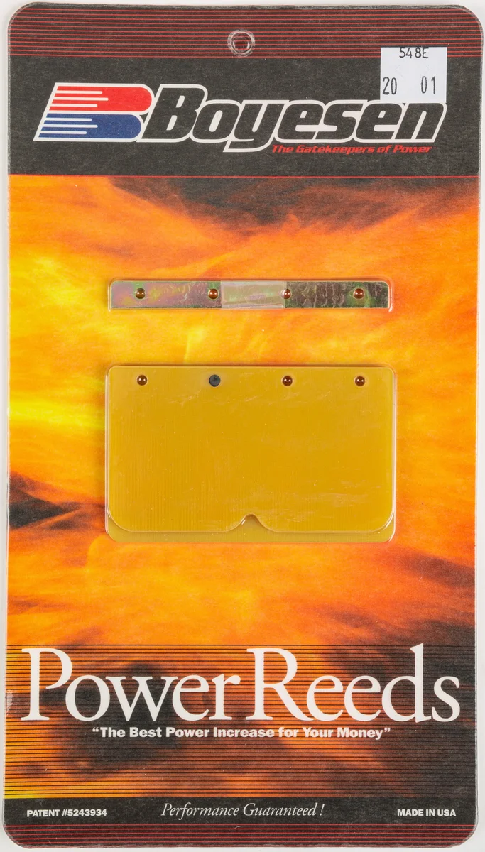 BOYESEN 548E Dual Stage Power Reeds - High-Performance Intake System for Powersports Engines