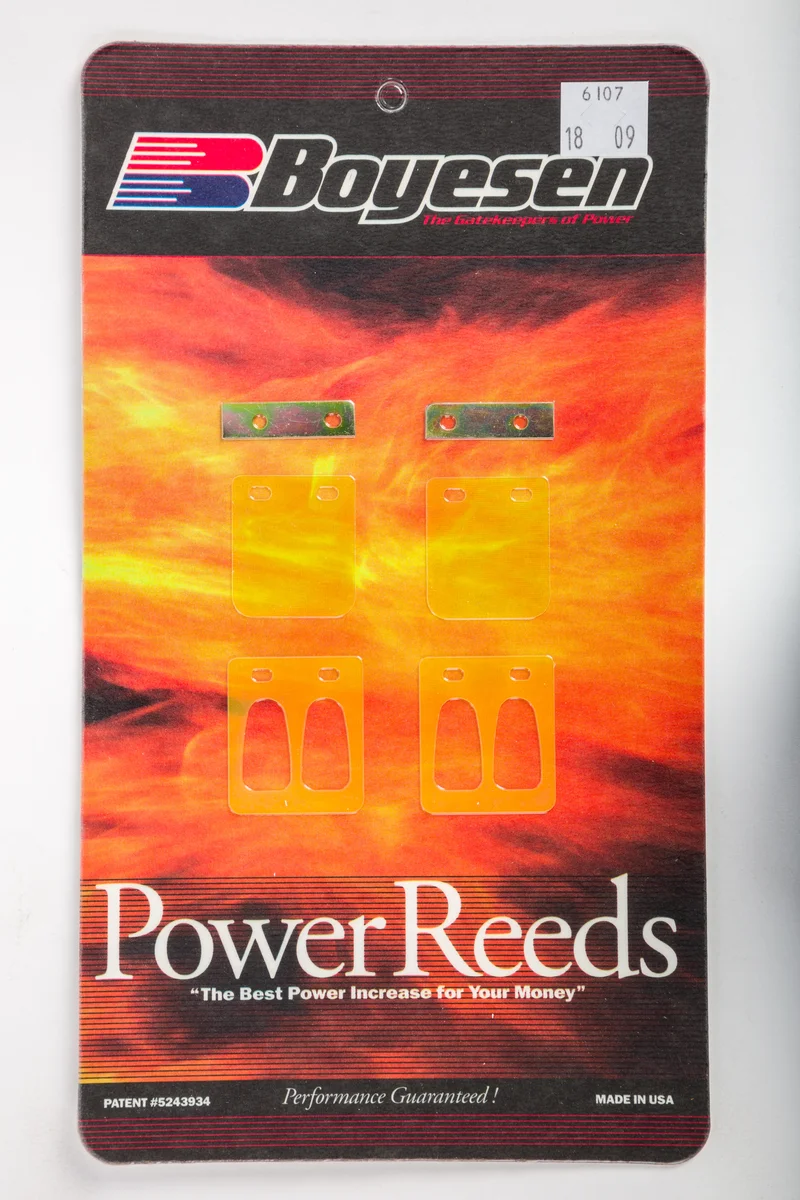 BOYESEN 6107 Dual Stage Power Reeds Dura Flex w/Rev Plates - High-Performance Intake System for Powersports