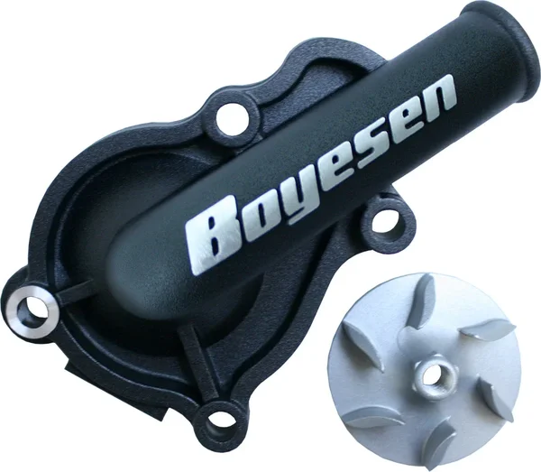BOYESEN WPK-09B Water Pump Cover & Impeller Kit - Engine Cooling System Upgrade for Powersports Vehicles