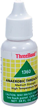 THREEBOND Medium Strength Hi-Temperature Thread Lock - Chemicals for Engine & Exhaust Sealing