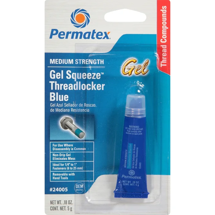 PERMATEX 24005 Gel Threadlocker - High-Performance Chemical for Powersports Applications