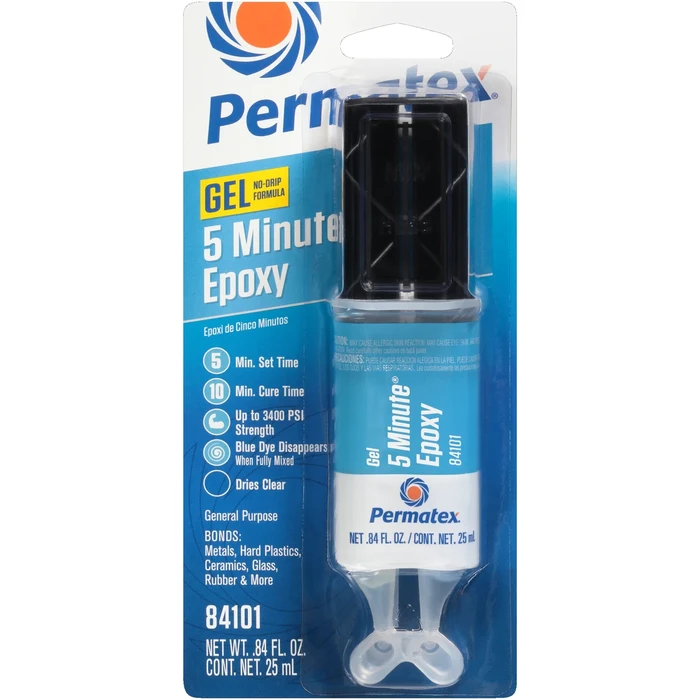PERMATEX 5-Minute Gap Filling Epoxy - General Purpose Adhesive for Powersports Repairs