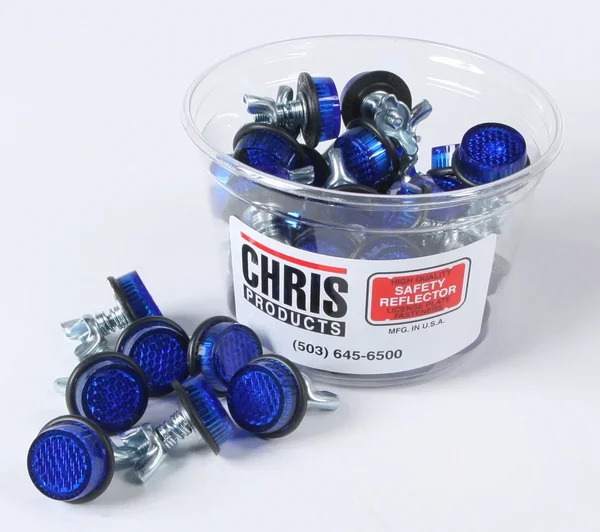 CHRIS PRODUCTS CH40B Mini-Reflectors - Durable, Lightweight Accessory for Powersports Safety