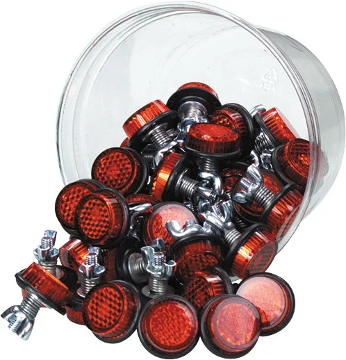 CHRIS PRODUCTS CH150R Mini-Reflectors - Lightweight, Durable Powersports Accessories