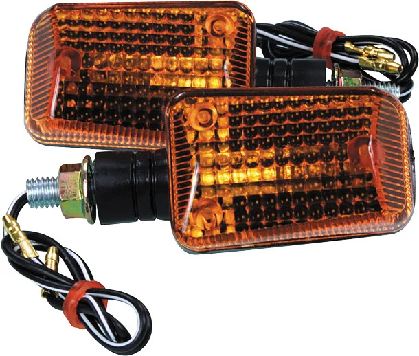 FIRE POWER Mini Stalk Mount Marker Light Kit - 50 Lumens LED Illumination for Powersports Vehicles