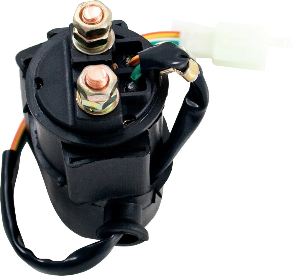 MOGO PARTS Universal 4-Stroke Starter Solenoid - Durable 12V Electrical Component for ATVs, Dirt Bikes & Go Karts