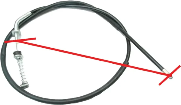 MOGO PARTS B1-375 Brake Cable - Durable Hydraulic Control Line for Powersports Vehicles
