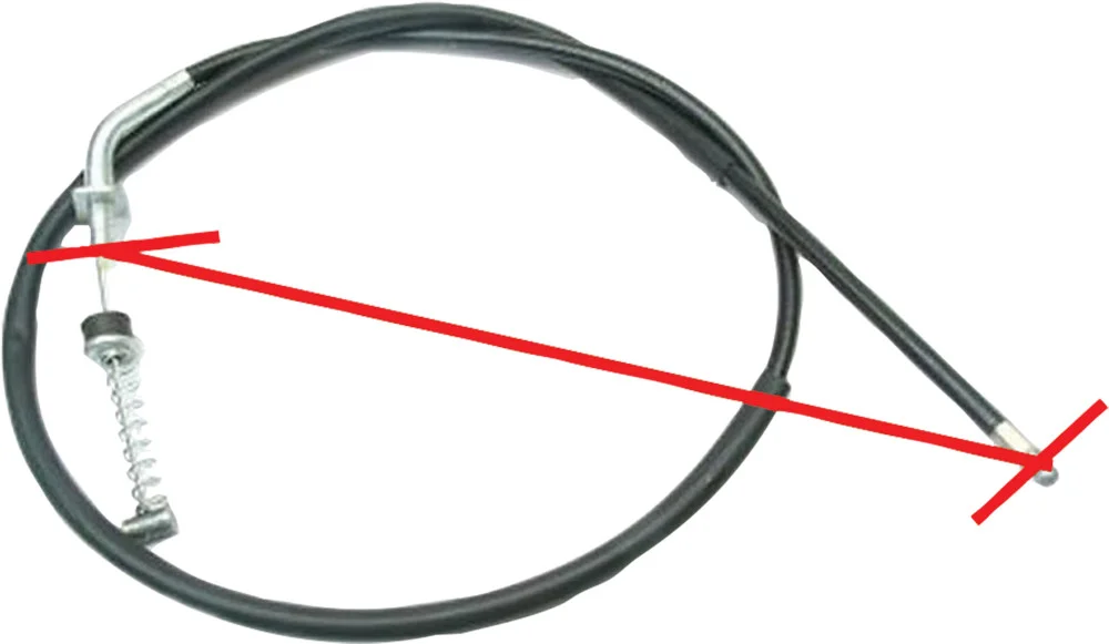 MOGO PARTS B1-375 Brake Cable - Durable Hydraulic Control Line for Powersports Vehicles