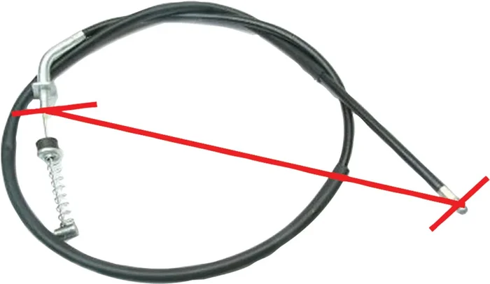 MOGO PARTS B1-440 Brake Cable - Durable Hydraulic Control Line for Powersports Vehicles