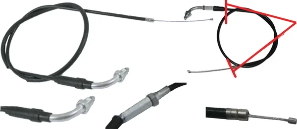 MOGO PARTS T2-3425 Throttle Cable - Durable Hydraulic Control Line for Powersports