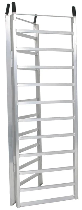 OPEN TRAIL AR01W48 Aluminum Folding ATV/UTV Ramps - Durable, Lightweight, Easy Storage