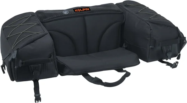 KOLPIN Matrix Seat Bag - Durable Black Luggage for Powersports Vehicles