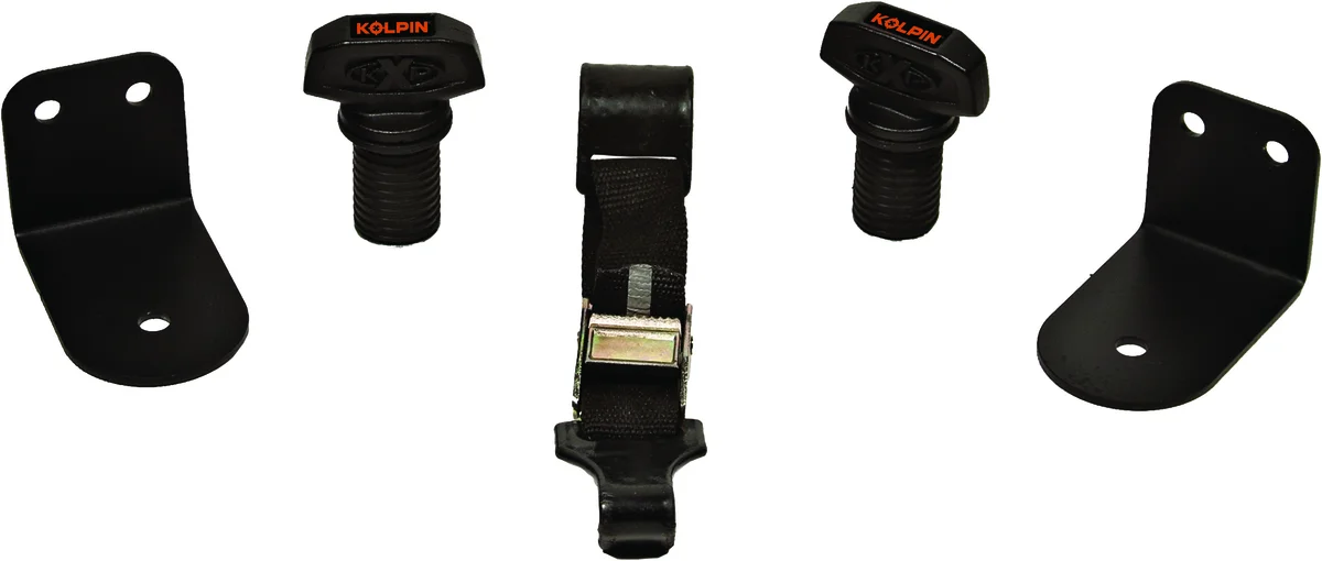 KOLPIN Trail Box Rear Pol Mnt Kit - Durable Luggage Mount for Off-Road Adventures