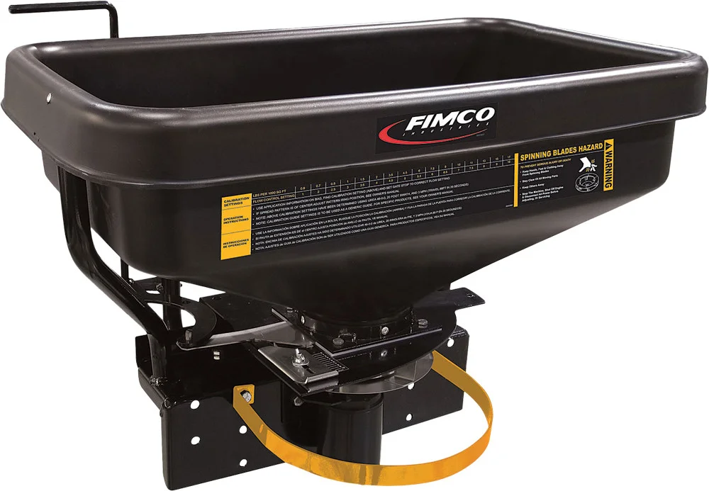 FIMCO 5301845 Spreader - 2.2 Cubic Ft Hopper for ATV Seed & Granular Material Distribution