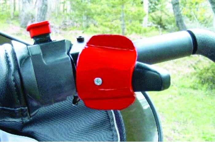 SNOBUNJE 1058R Throttle Flare - Durable Hand Control Upgrade for Powersports Enthusiasts