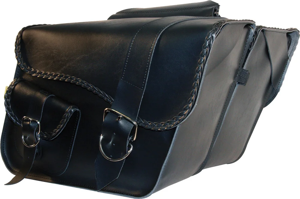 WILLIE & MAX 58750-20 Ranger Bag - Studded Leather Luggage for Powersports Enthusiasts