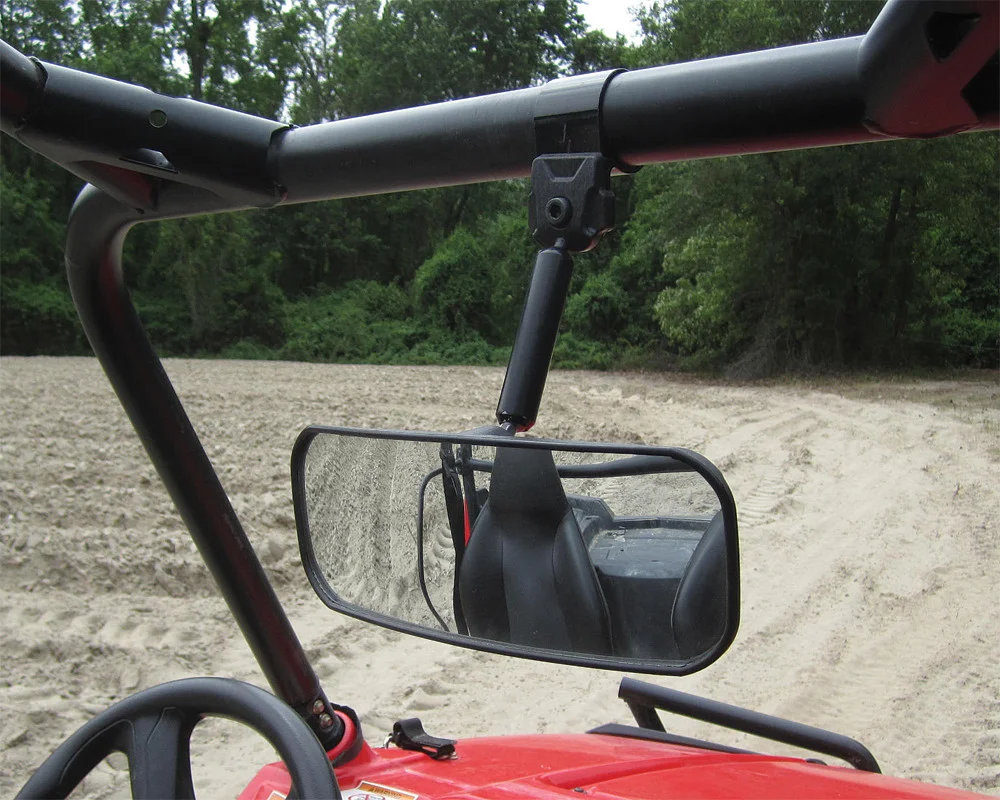 SEIZMIK Rear View Mirror with 360-Degree Swivel - Durable Clamp-On Handlebar Mount