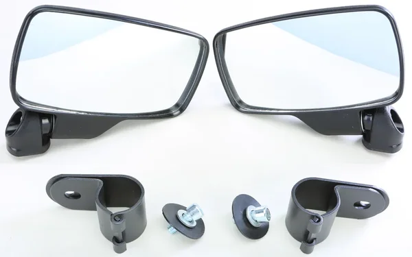 SEIZMIK Folding Side View Mirror - Durable, Lightweight, Vibration-Dampening Mirror for Powersports