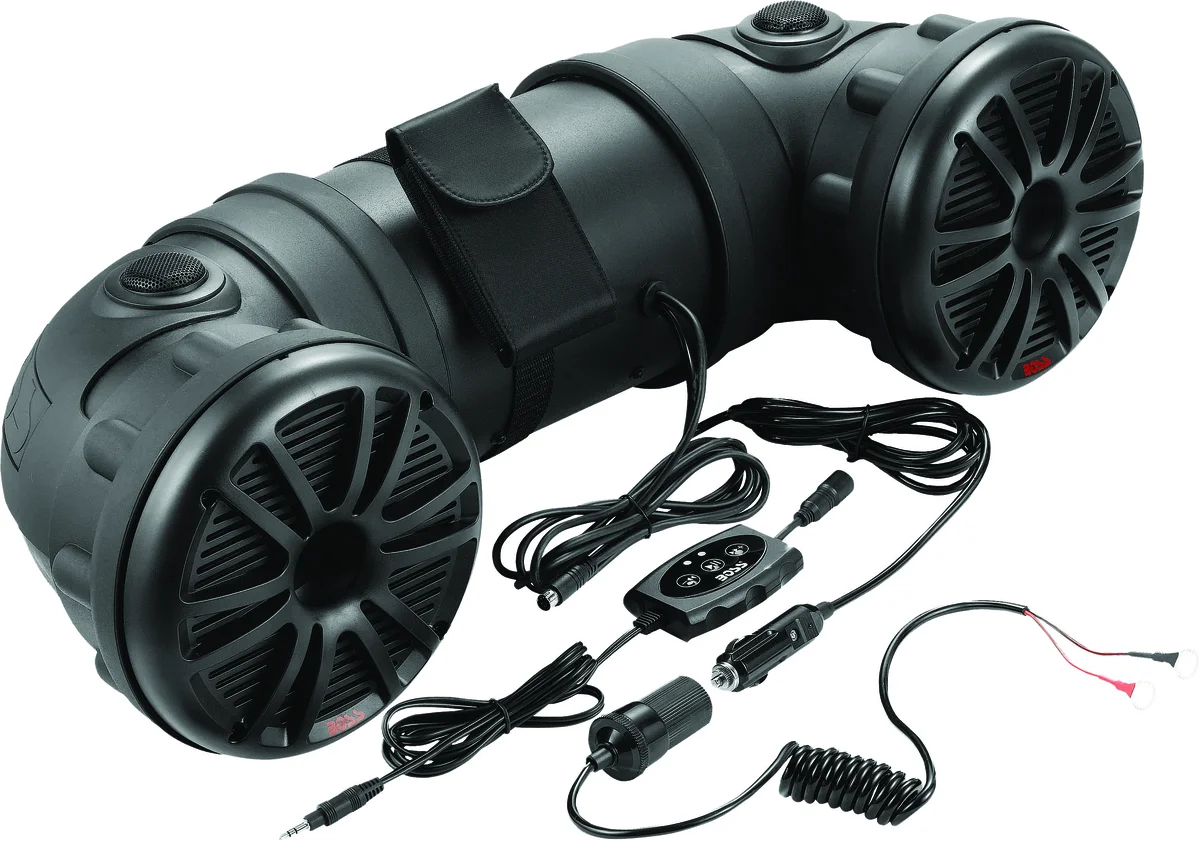 BOSS AUDIO ATV25B ATV/UTV Speaker System - 450W Bluetooth LED Speaker with Remote Control