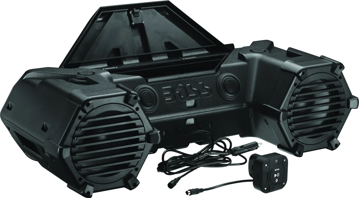 BOSS AUDIO ATVB95LED ATV/UTV Speaker System with Bluetooth & LED Light Bar