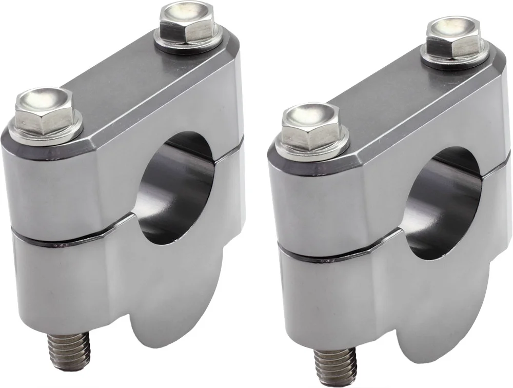 ZETA Handlebar Risers - 30mm & 19mm Rise Options for 7/8in Bars - Mounts/Brackets