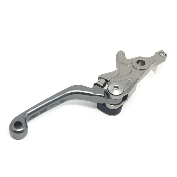 ZETA CNC Machined Folding Front Brake Lever - Lightweight Aluminum for Powersports