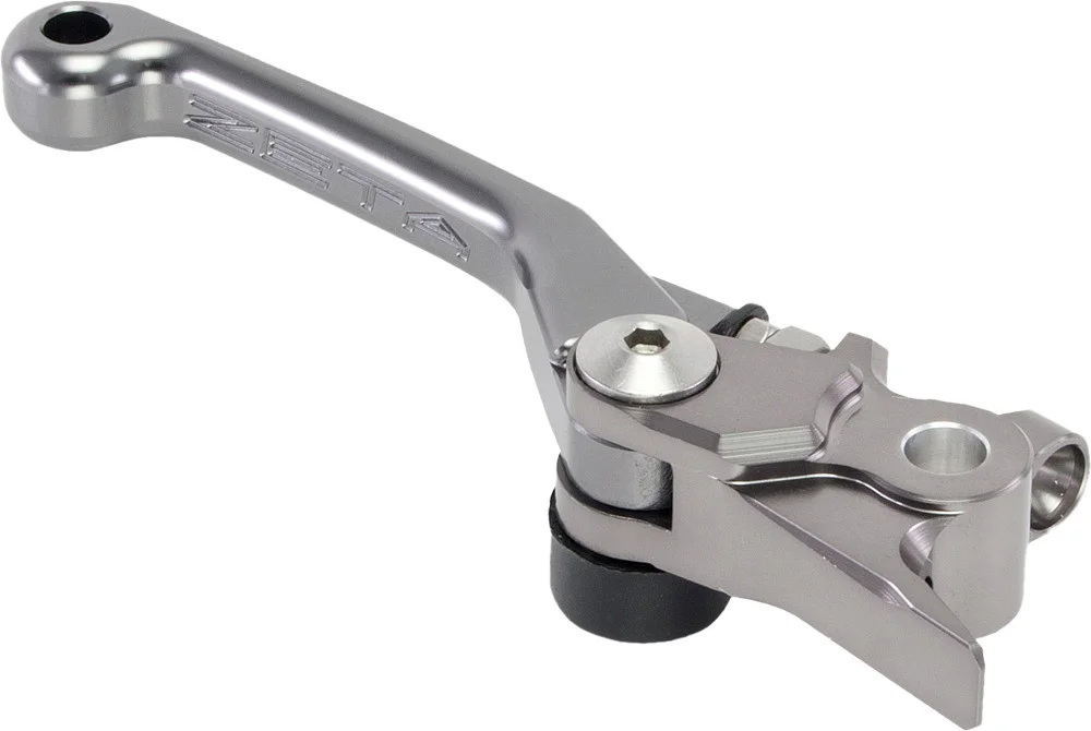 ZETA CNC Machined Folding Brake Lever - Lightweight 6-Position Adjustable for Powersports
