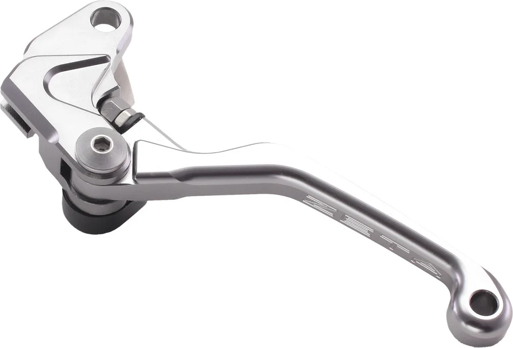ZETA CNC Machined Folding Clutch Lever - 5-Position Adjustable for Powersports