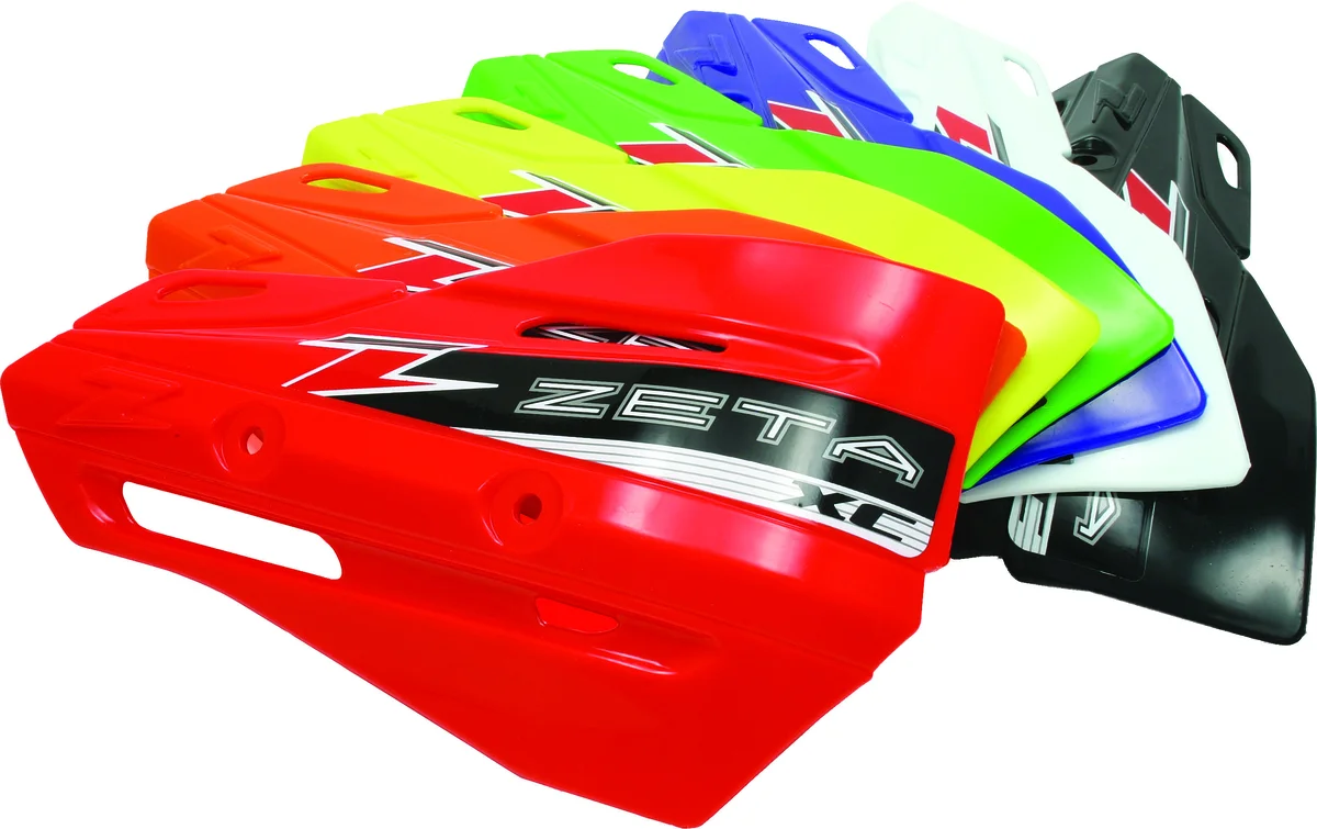 ZETA XC Protector Handguard Shields - High Impact Plastic Deflector Shields for Powersports