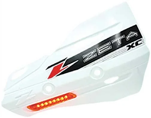 ZETA XC Flasher Protector Handguard Shields - Durable ABS Plastic Handlebar Guards for Powersports