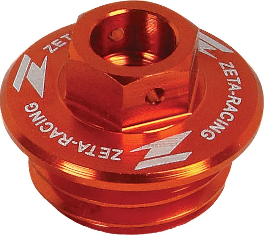 ZETA ZE89-2416 Oil Filler Plug - CNC Machined Billet Aluminum Engine Oil Filler Plug with O-Ring Seal