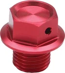 ZETA Magnetic Drain Plug - Red Engine Oil Drain Plug for Powersports