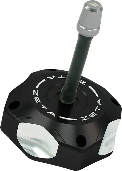 ZETA Billet Aluminum Gas Cap - Durable, Tethered Design for Powersports Vehicles
