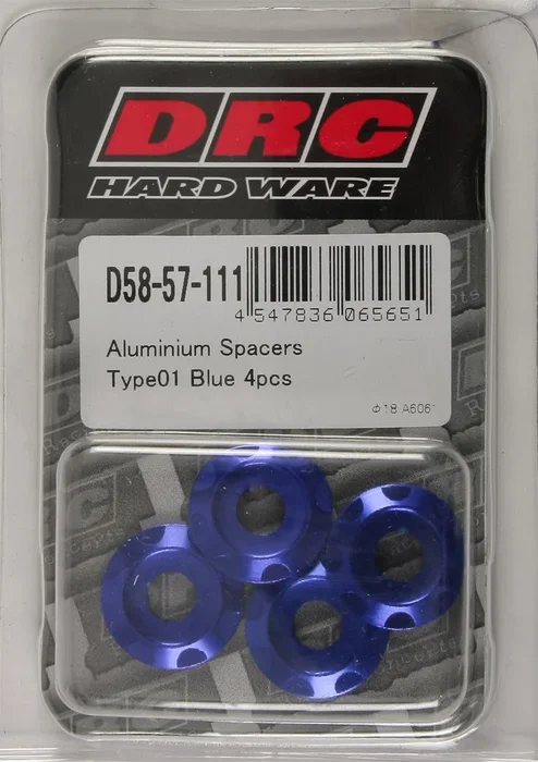 DRC D58-57-111 Aluminum Spacers Type 1 - Durable Hardware for Powersports Equipment
