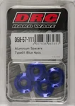 DRC D58-57-111 Aluminum Spacers Type 1 - Durable Hardware for Powersports Equipment