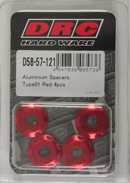 DRC D58-57-121 Aluminum Spacers Type 1 - Durable CNC Machined Hardware for Powersports