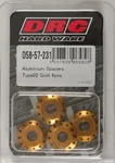 DRC D58-57-231 Aluminum Spacers Type 2 - Durable Hardware for Powersports Vehicles