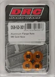 DRC Aluminum Flange Nut - D58-53-301 High-Strength Hardware for Powersports Equipment