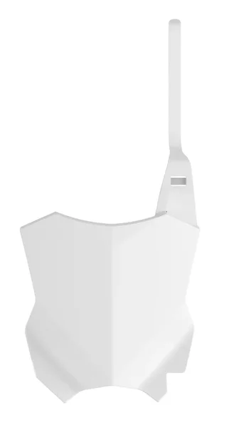 POLISPORT Ultra-Lightweight Plastic Front Number Plate for Dirt Bikes – Durable & Glossy OEM Fit