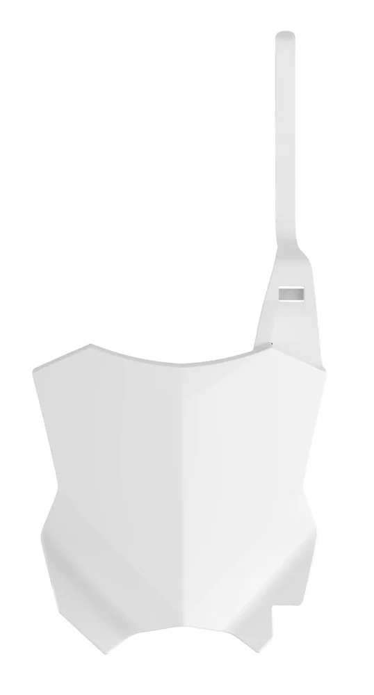 POLISPORT Ultra-Lightweight Plastic Front Number Plate for Dirt Bikes – Durable & Glossy OEM Fit