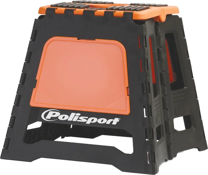 POLISPORT Fold-Up Bike Stand - Compact & Durable Stand for Motorcycle & Scooter Maintenance