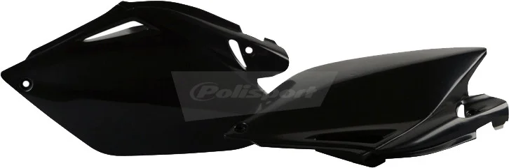 Polisport Glossy Durable Plastic Side Number Plate for Dirt Bikes - OEM Quality Replacement
