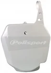Polisport 8670600002 Plastic Front Number Plate - Durable, Lightweight Dirt Bike Accessory
