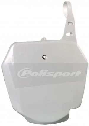 Polisport 8670600002 Plastic Front Number Plate - Durable, Lightweight Dirt Bike Accessory