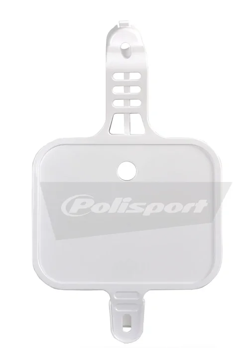 Polisport Ultra-Lightweight Plastic Front Number Plate for Dirt Bikes